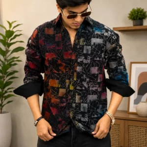 Men’s Premium Printed Casual Shirt | Trendy Full Sleeve Fashion Shirt | Stylish Party Wear Collection