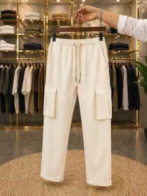 Men’s Premium Cargo Joggers – Comfort Fit with Utility Pockets