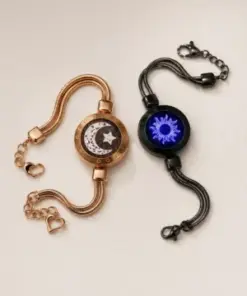 Luxury Sun & Moon Glow Couple Bracelet Set – Romantic Matching Bracelets