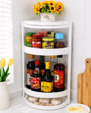 Modern Multi-Layer Kitchen Corner Storage Rack Organizer