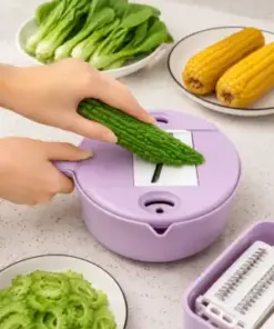 Multi-Function Vegetable Slicer & Cutter with Storage Container