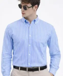 SkyLine Classic Striped Shirt – Smart. Sharp. Sophisticated