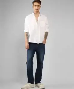 Classic White Relaxed-Collar Cotton Shirt — Effortless Style for Every Occasion