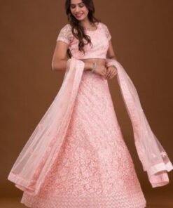 Sequins Net Readymade Lehenga
