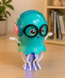 Cute Dancing Jellyfish Toy with Music & Lights – Kids Fun Musical Toy (Pink Edition)